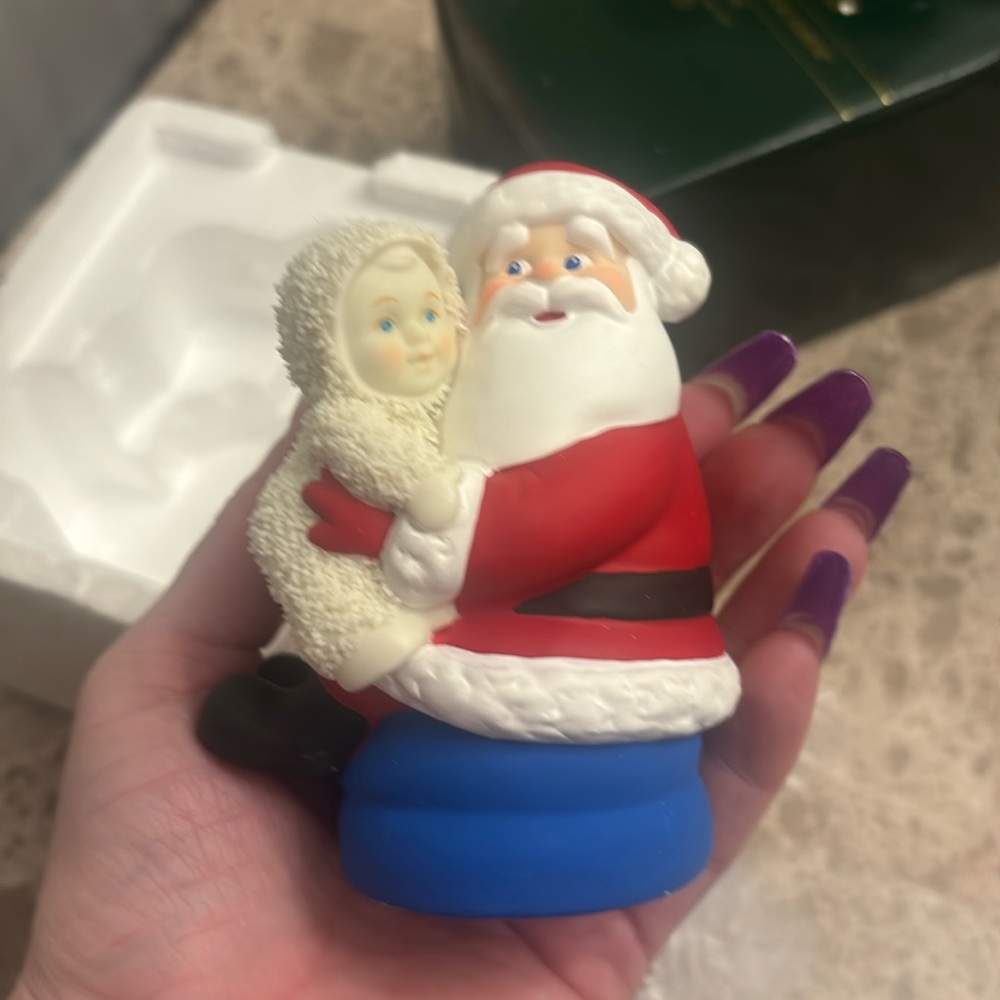 Vintage Snowbabies! “I Love You Santa”